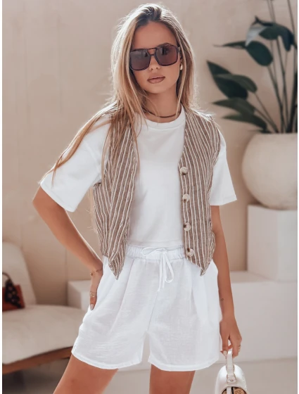 Dámské šortky RELAX white Dstreet model 21987458 - FashionStreet Dámské šortky RELAX white Dstreet model 21987458 - FashionStreet