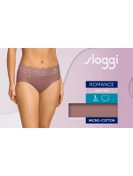 Dámske nohavičky Romance Midi - BROWN - hnedá 1141 - SLOGGI