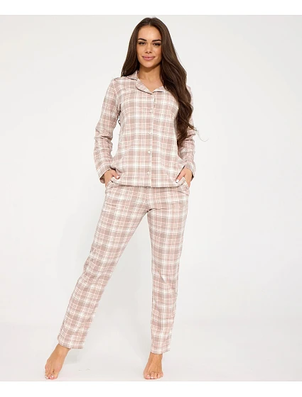 Pyžamo Cornette 482/489 Giorgia, dĺžka rukávov S–2XL, zapínacie Pyžamo Cornette 482/489 Giorgia, dĺžka rukávov S–2XL, zapínacie