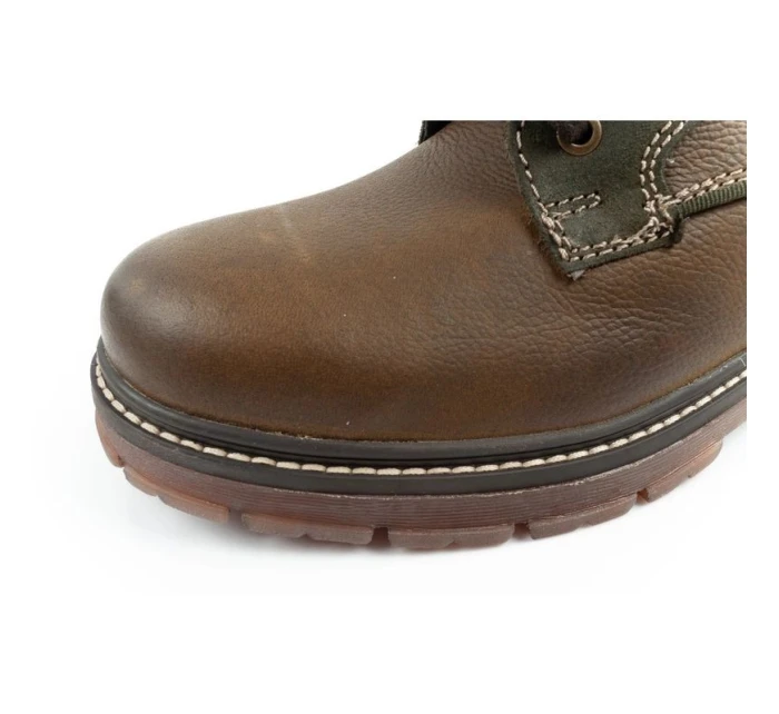 Mid pánské boty boots smart leather green brown model 21420822 - Wrangler