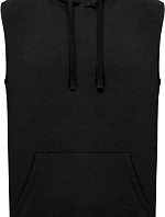 Kariban ProAct PA 393 Unisex mikina s kapucňou bez rukávov 20.P393 čierna