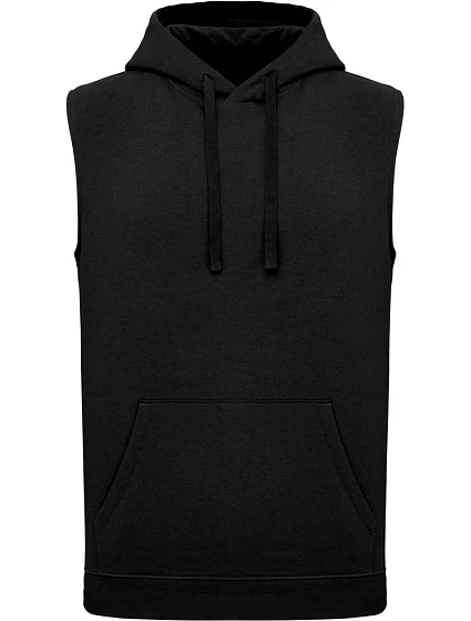 Kariban ProAct PA 393 Unisex mikina s kapucňou bez rukávov 20.P393 čierna Kariban ProAct PA 393 Unisex mikina s kapucňou bez rukávov 20.P393 čierna