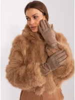 Rękawiczki AT RK model 19161951 ciemny bezowy - FPrice