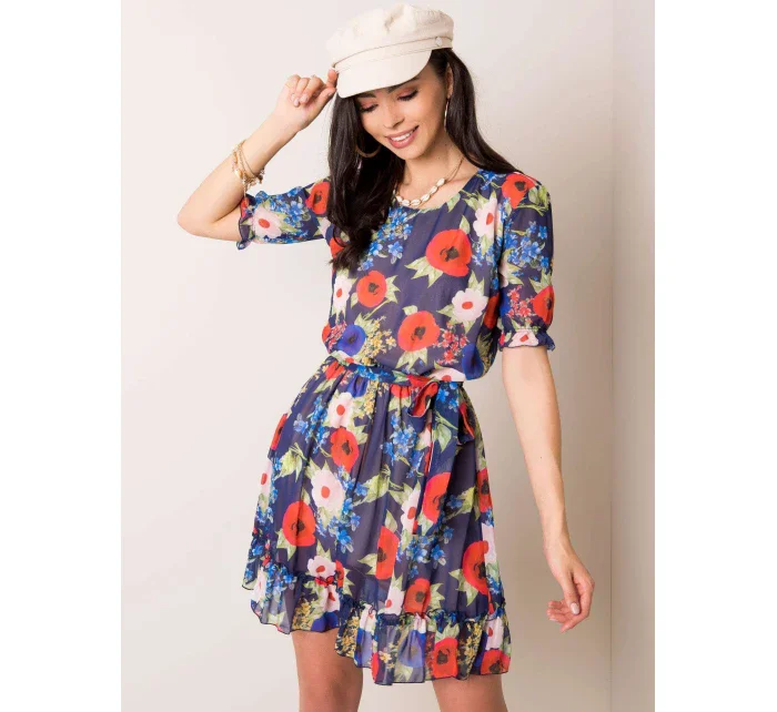 Šaty LK SK 507626.70 tmavo modrá