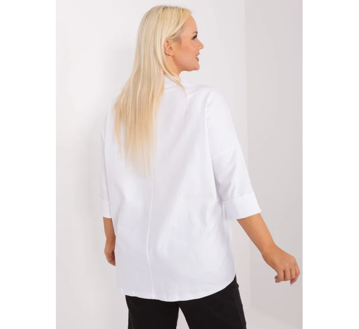 Bluzka RV BZ model 19465472 ecru - FPrice Bluzka RV BZ model 19465472 ecru - FPrice