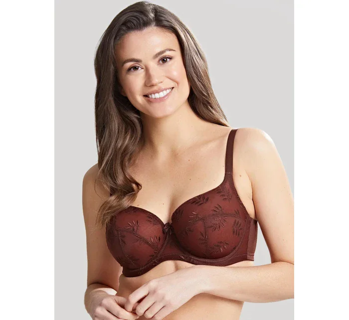 Dámska podprsenka Tango 3251B Tmavohnedý vzor muškátového orieška - Panache Dámska podprsenka Tango 3251B Tmavohnedý vzor muškátového orieška - Panache