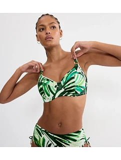 SUMMER PALM - Minimalizujúci vrchný diel plaviek s kosticami Triumph