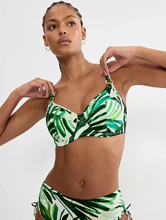 SUMMER PALM - Minimalizujúci vrchný diel plaviek s kosticami Triumph