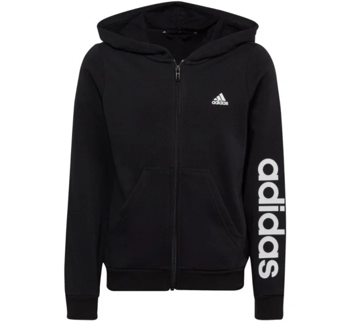 Mikina s kapucí Essentials Linear Logo FullZip Hoodie Jr model 20170634 - ADIDAS