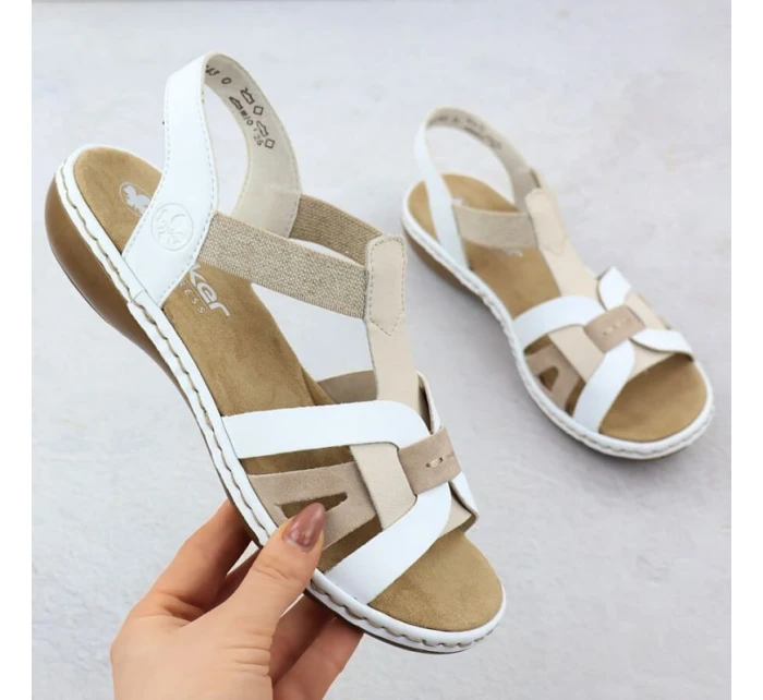 Pohodlné dámske sandále Rieker 65918-81