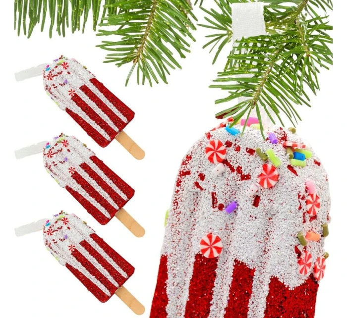 DEKORACJA BOMBKA CZERWONY model 21833533