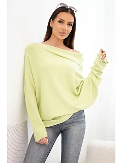 Dámský viskózový svetr typu asymetrický model 22286877 - K-Fashion
