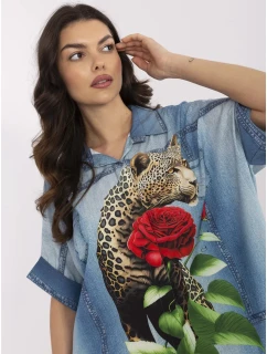 Košile DHJ KS  modrá model 21021870 - FPrice