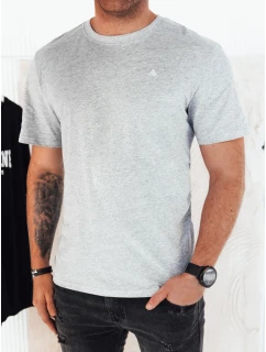 Pánské šedé tričko s potiskem Dstreet model 21974981 - FashionStreet
