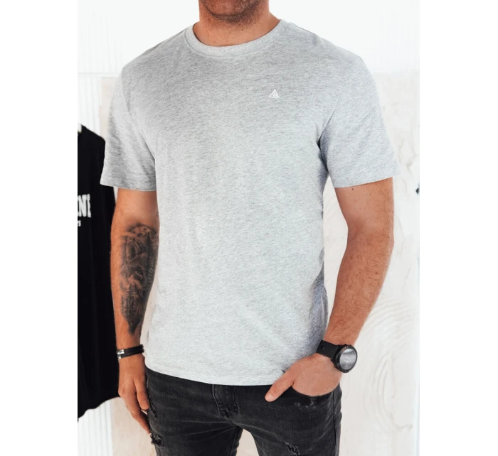 Pánské šedé tričko s potiskem Dstreet model 21974981 - FashionStreet