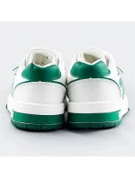 Bielo-zelené dámske dvojfarebné tenisky "adidasky" (AD-585)