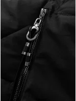 Čierna dámska zimná bunda S'west (B8166-1)