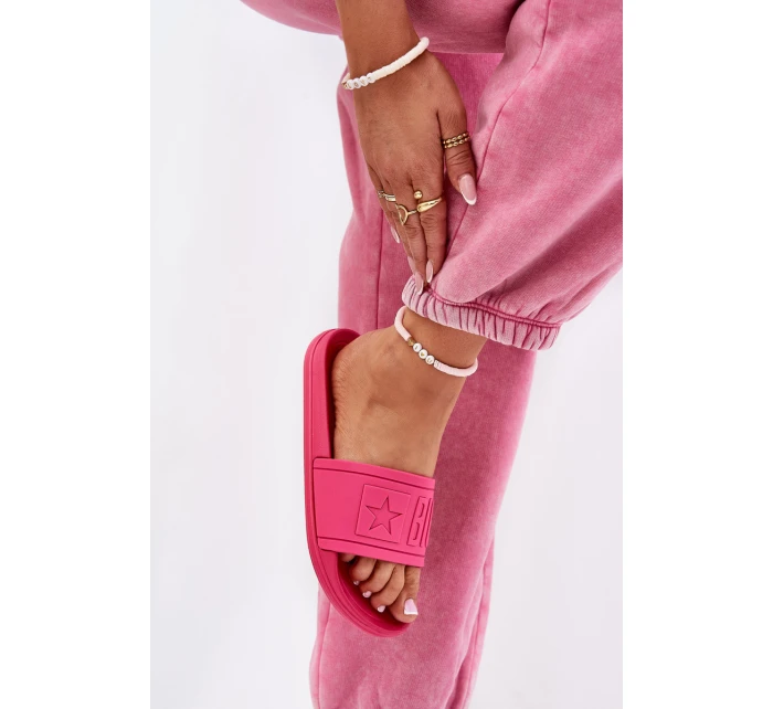 Klapki Damskie Big Star NN274A668 Fuksja