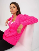 Dámsky sveter LC SW 8036 fluo ružový