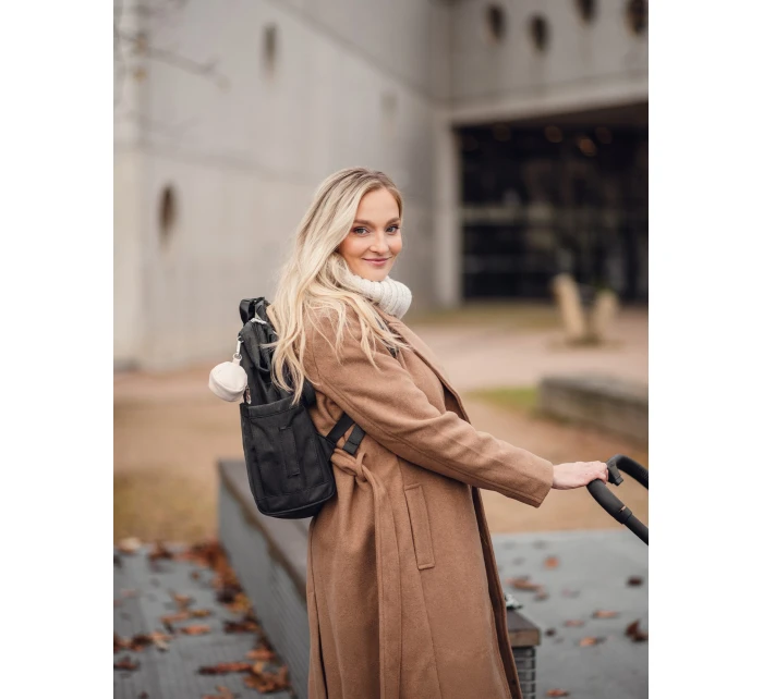 Engelis Vuch Eloa Black Dámsky batoh na kočík Engelis Vuch Eloa Black Dámsky batoh na kočík