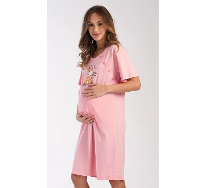 Dámska tehotenská nočná košeľa Little Giraffe Dámska tehotenská nočná košeľa Little Giraffe