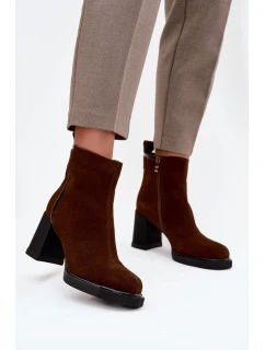 Topánky na podpätku model 217493 Krok vo veľkom štýle
