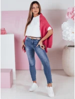Dámske džínsové nohavice WERNI navy blue FashionStreet UY2366