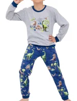 Chlapčenské pyžamo 593/163 Dinosaurus - CORNETTE Chlapčenské pyžamo 593/163 Dinosaurus - CORNETTE