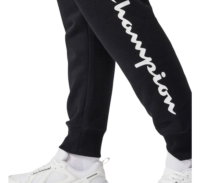 Dámské kalhoty s žebrovanými manžetami černé model 22119605 KK001 dámské - CHAMPION