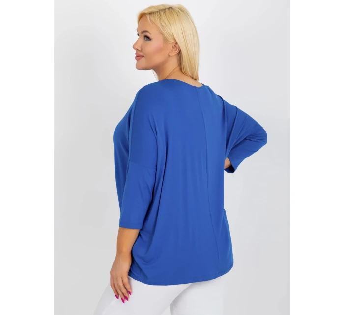 Bluzka RV BZ model 18522241 ciemny niebieski - FPrice Bluzka RV BZ model 18522241 ciemny niebieski - FPrice