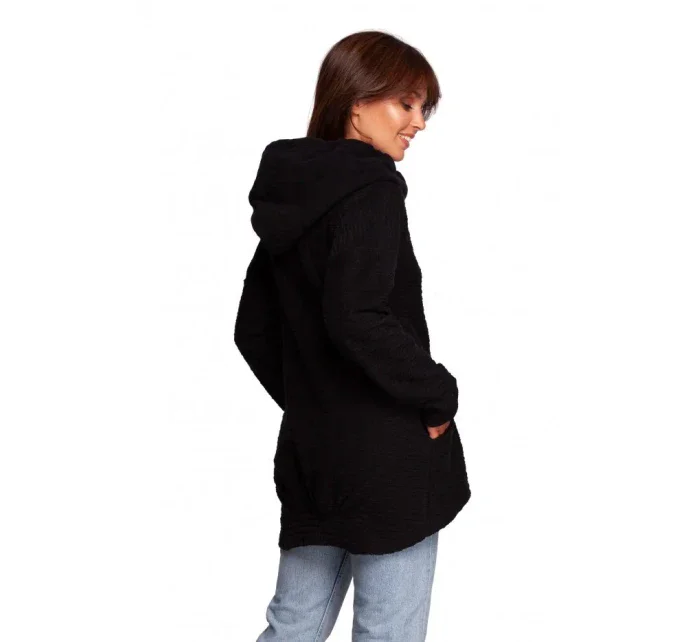 Dámsky sveter s kapucňou B249 - BE