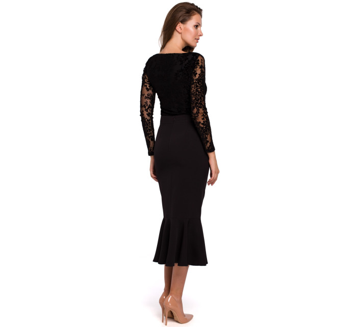 Dámska sukňa K025 čierna - Makover