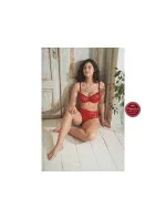 Dámska podprsenka Provence 0080505 Červená - Conturelle Felina