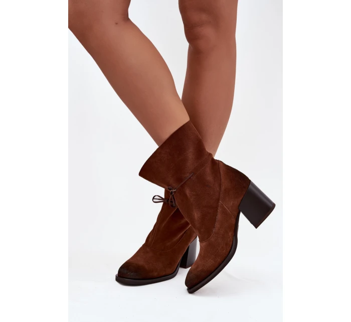 Topánky na podpätku model 220703 Step in style