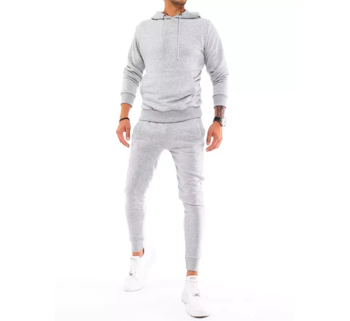 Pánské světle šedé tepláky model 21963627 - Dstreet Pánské světle šedé tepláky model 21963627 - Dstreet