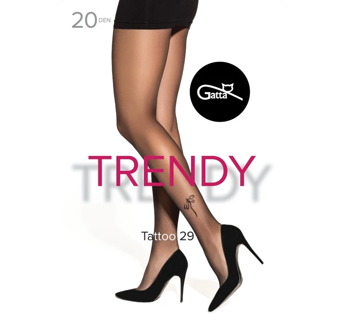Pančuchy Gatta Trendy Tattoo wz.29 20 deň 2-4