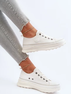 Damskie Trampki Na Masywnej Podeszwie Big Star NN274126 Białe