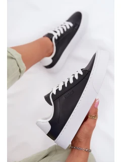 Dámské tenisky z eko kůže Big Star model 22009885 HIPOLY SYSTEM Černé - Big Star Shoes