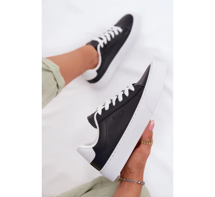 Dámské tenisky z eko kůže Big Star model 22009885 HIPOLY SYSTEM Černé - Big Star Shoes