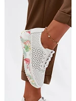 Kožené otevřené dámské polobotky bílé Telina Kožené otevřené dámské polobotky bílé Telina