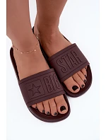 Dámské pantofle Big Star model 22339991 Hnědé - Big Star Shoes Dámské pantofle Big Star model 22339991 Hnědé - Big Star Shoes