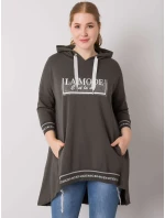 Dámská mikina RV BL model 17508454 tmavá khaki - FPrice Dámská mikina RV BL model 17508454 tmavá khaki - FPrice