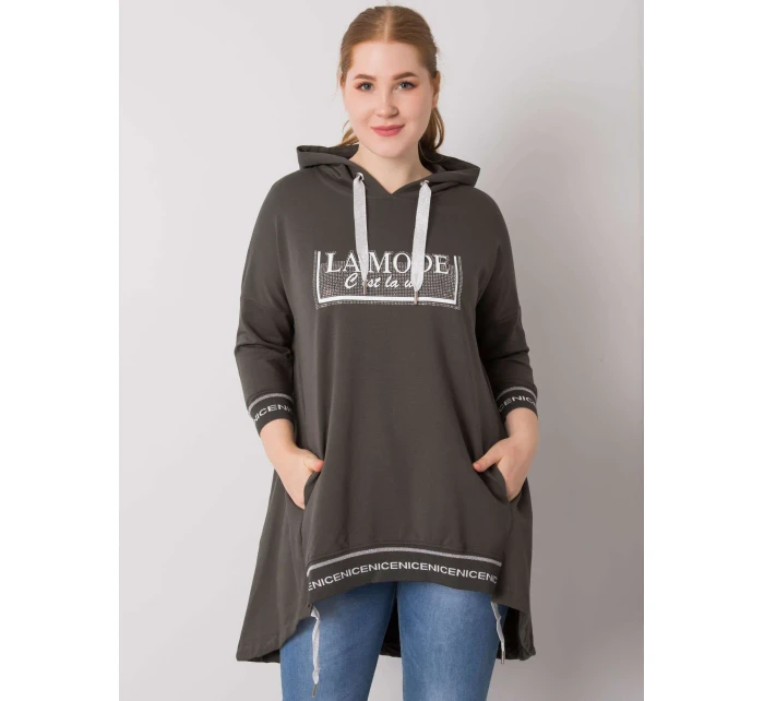 Dámská mikina RV BL model 17508454 tmavá khaki - FPrice Dámská mikina RV BL model 17508454 tmavá khaki - FPrice