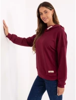 Bluza RV BL model 21717734 bordowy - FPrice Bluza RV BL model 21717734 bordowy - FPrice