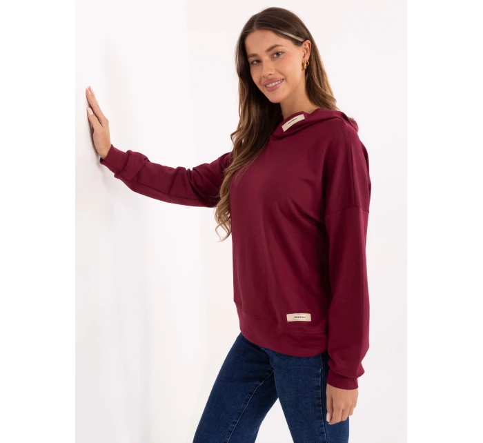 Bluza RV BL model 21717734 bordowy - FPrice Bluza RV BL model 21717734 bordowy - FPrice