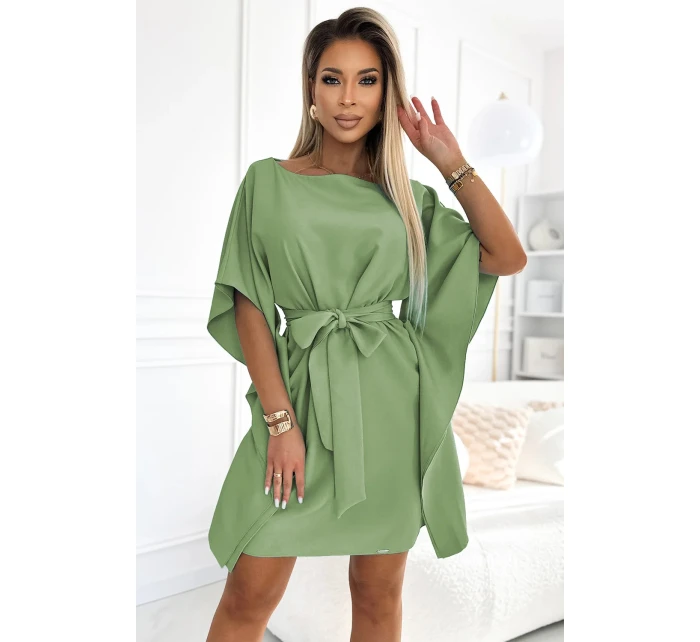 Dámské šaty se zavazováním v pase SOFIA   model 22020907 - numoco