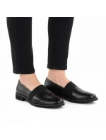 Dámske čierne poltopánky Jezzi RMR25128