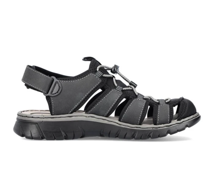 Zabudované sandále Rieker M 26770-00 RKR584 Zabudované sandále Rieker M 26770-00 RKR584