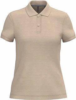 K 242 Dámské piqué polo model 22506831 light sand - Kariban