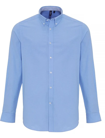 Premier PR 238 Oxfordská pruhovaná košeľa s dlhým rukávom 39.0238 oxford blue Premier PR 238 Oxfordská pruhovaná košeľa s dlhým rukávom 39.0238 oxford blue